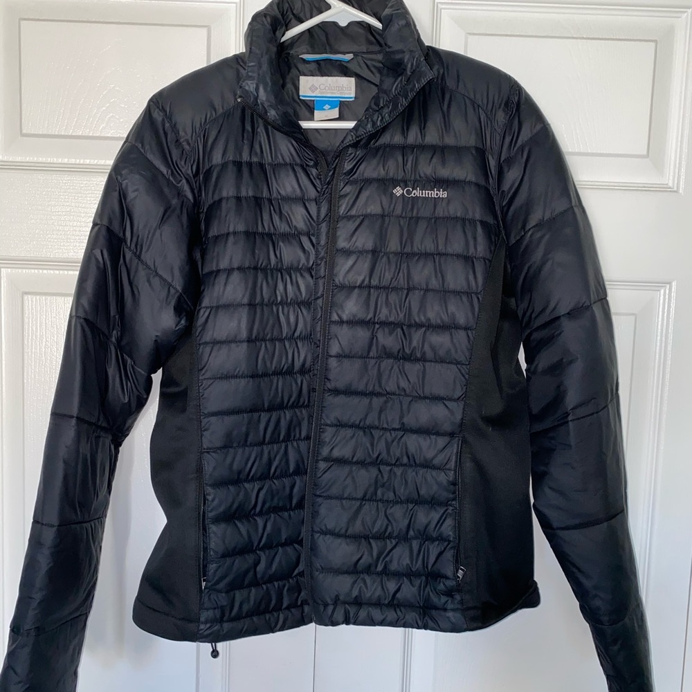 Black Columbia puffer coat